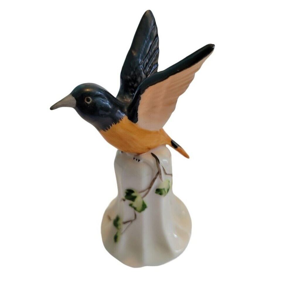 Ardalt Lenwile Bone China Bird Figurine Bell Orioles